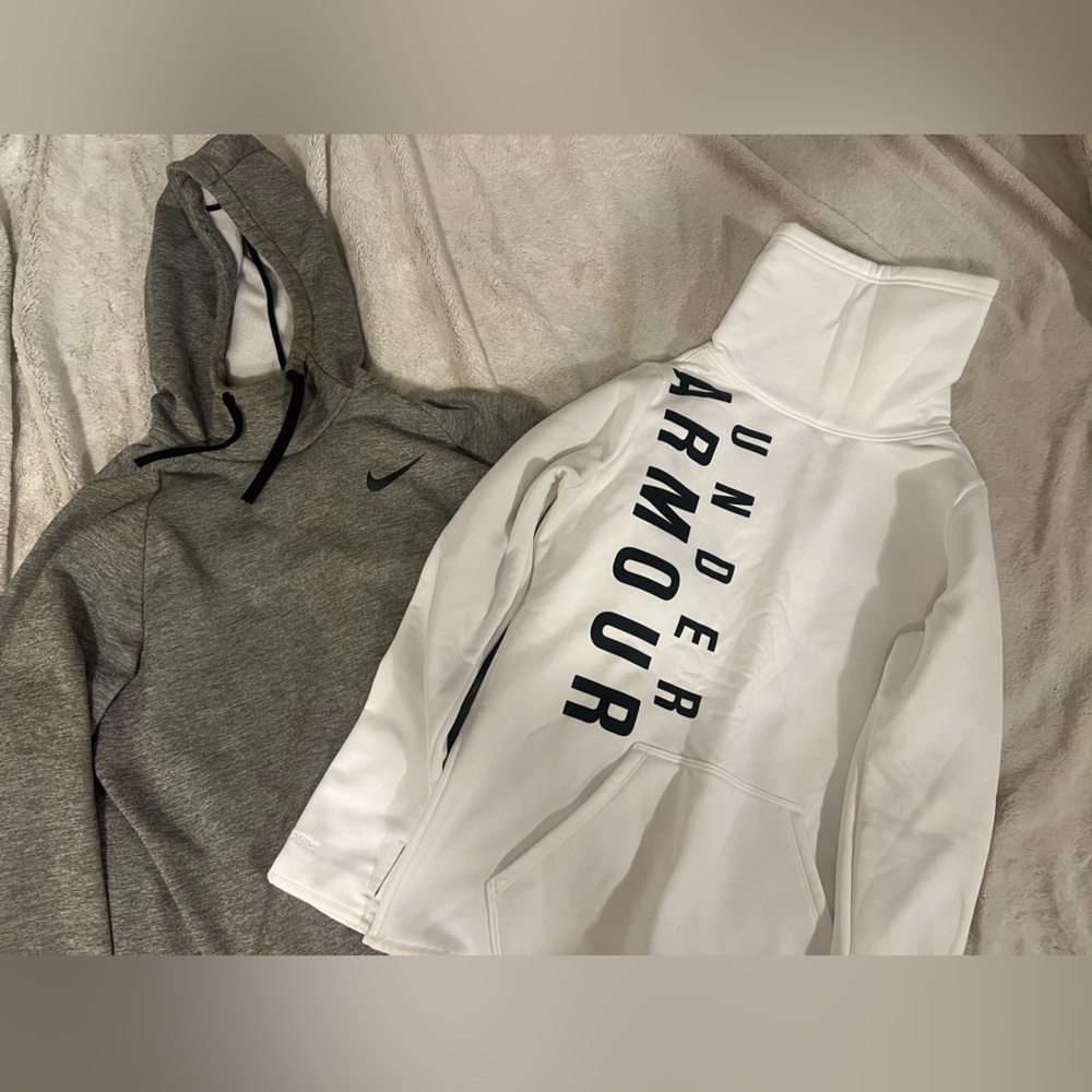 NIKE AND UNDER ARMOUR PULLOVER